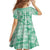 Omaomao Aloha Hawaii Family Matching Off Shoulder Maxi Dress and Hawaiian Shirt Plumeria Lei With Palaka Motif - Polynesian Pride