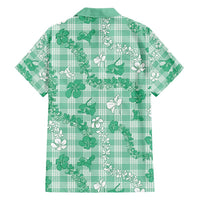 Omaomao Aloha Hawaii Hawaiian Shirt Plumeria Lei With Palaka Motif - Polynesian Pride