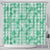 Omaomao Aloha Hawaii Shower Curtain Plumeria Lei With Palaka Motif - Polynesian Pride