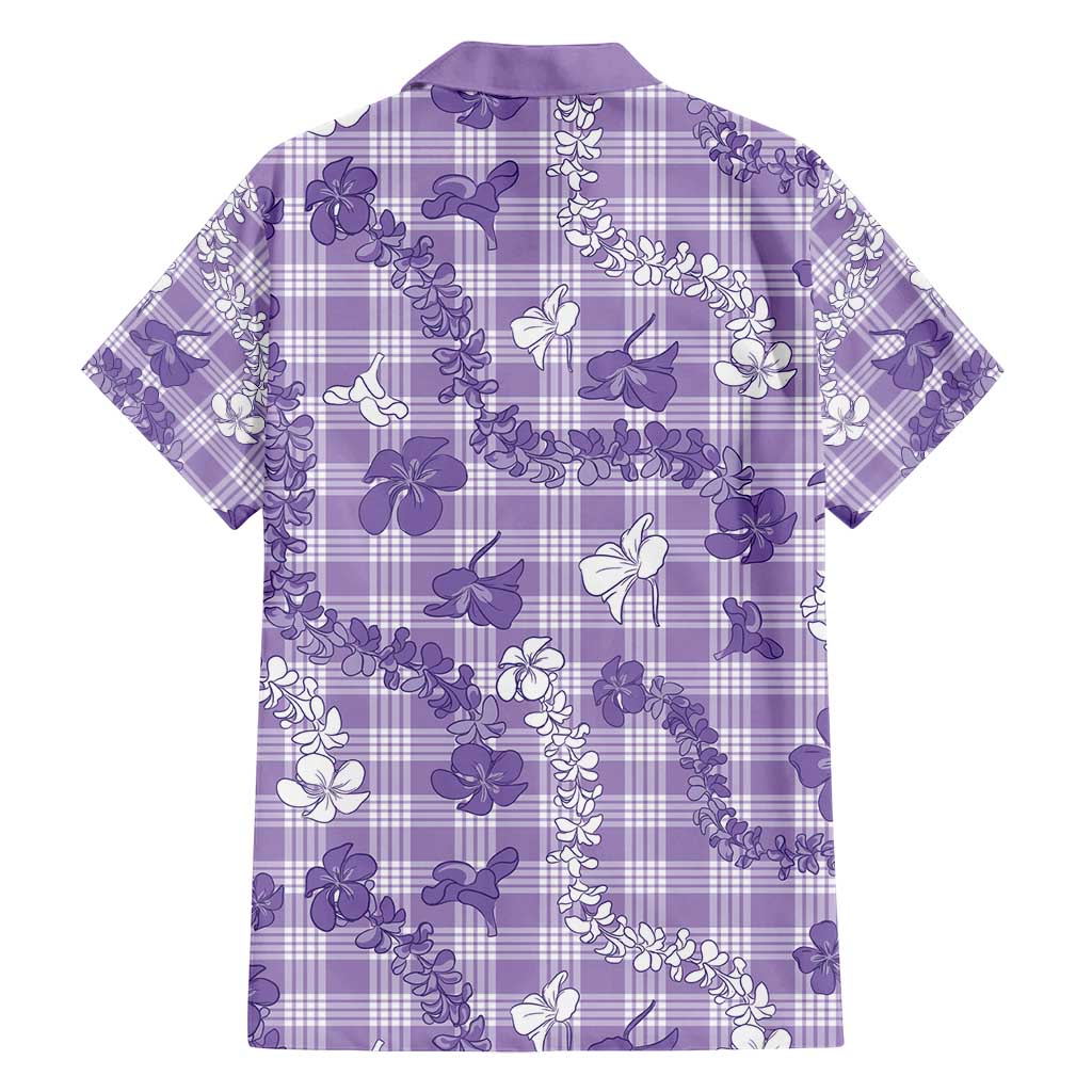 Poni Aloha Hawaii Family Matching Off Shoulder Maxi Dress and Hawaiian Shirt Plumeria Lei With Palaka Motif LT14 - Polynesian Pride