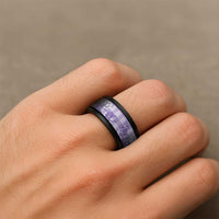Poni Aloha Hawaii Spinner Ring Plumeria Lei With Palaka Motif - Polynesian Pride