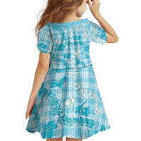 Polu Aloha Hawaii Family Matching Off Shoulder Short Dress and Hawaiian Shirt Plumeria Lei With Palaka Motif LT14 - Polynesian Pride