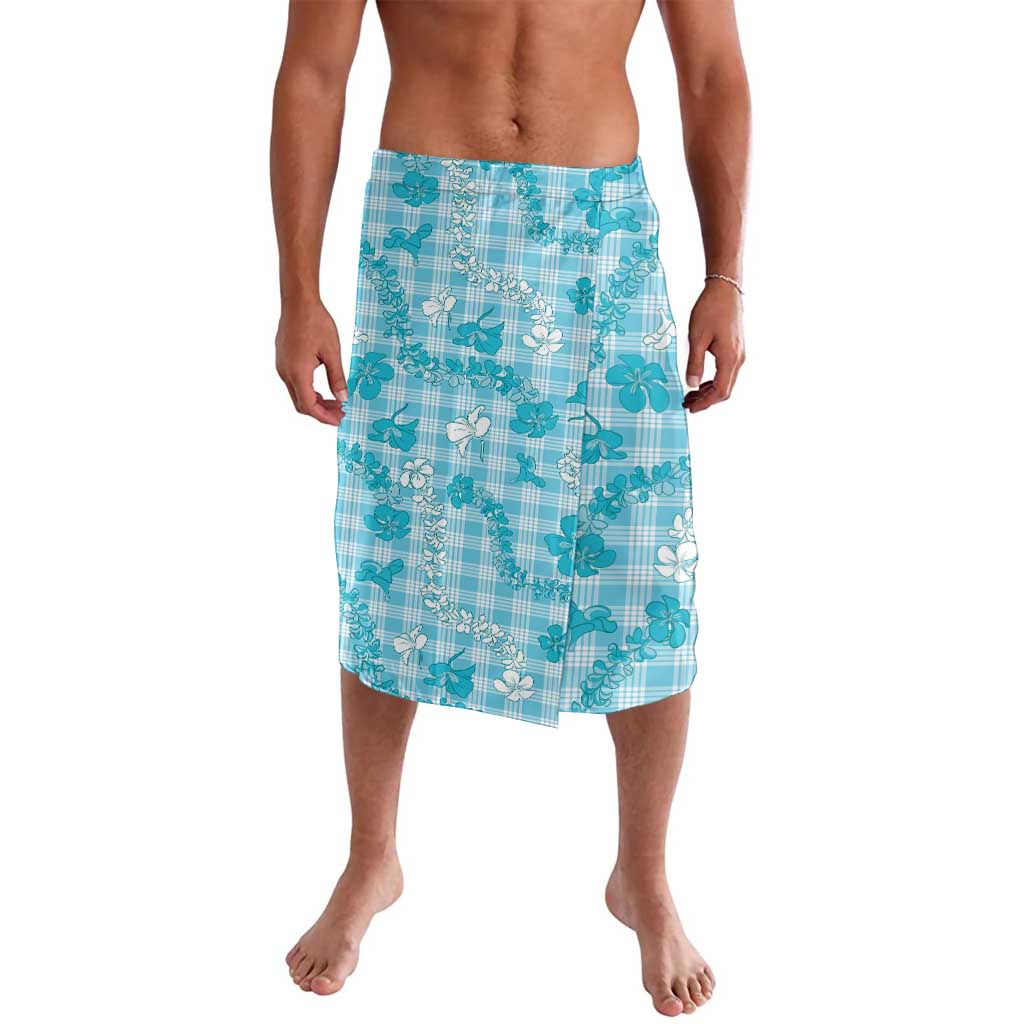 Polu Aloha Hawaii Lavalava Plumeria Lei With Palaka Motif - Polynesian Pride