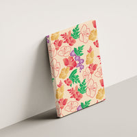 Colorful Aloha Hawaii Hibiscus Orchid Seamless Canvas Wall Art