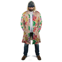 Colorful Aloha Hawaii Hibiscus Orchid Seamless Cloak