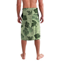 Vesuvian Green Aloha Hawaii Hibiscus Orchid Seamless Lavalava