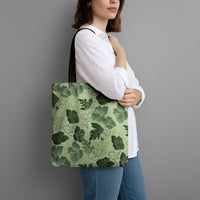 Vesuvian Green Aloha Hawaii Hibiscus Orchid Seamless Tote Bag