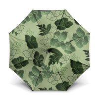 Vesuvian Green Aloha Hawaii Hibiscus Orchid Seamless Umbrella