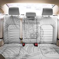 Samoa White Sunday Back Car Seat Cover Manuia le Aso Sa o Tamaiti Polynesian Plumeria LT14 - Polynesian Pride
