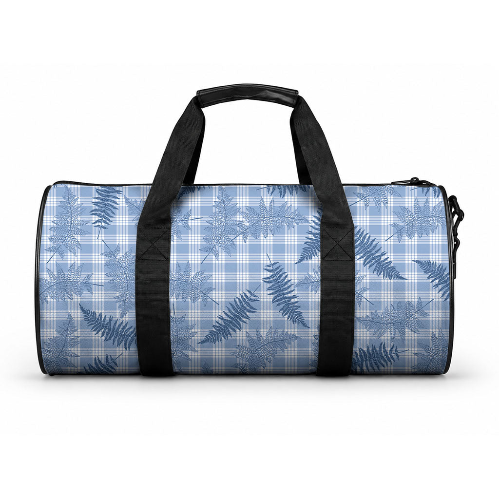 Blue Palaka Hawaii Palapalai Duffle Bag Hawaiian Fern