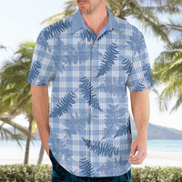 Blue Palaka Hawaii Palapalai Hawaiian Shirt Hawaiian Fern - Polynesian Pride