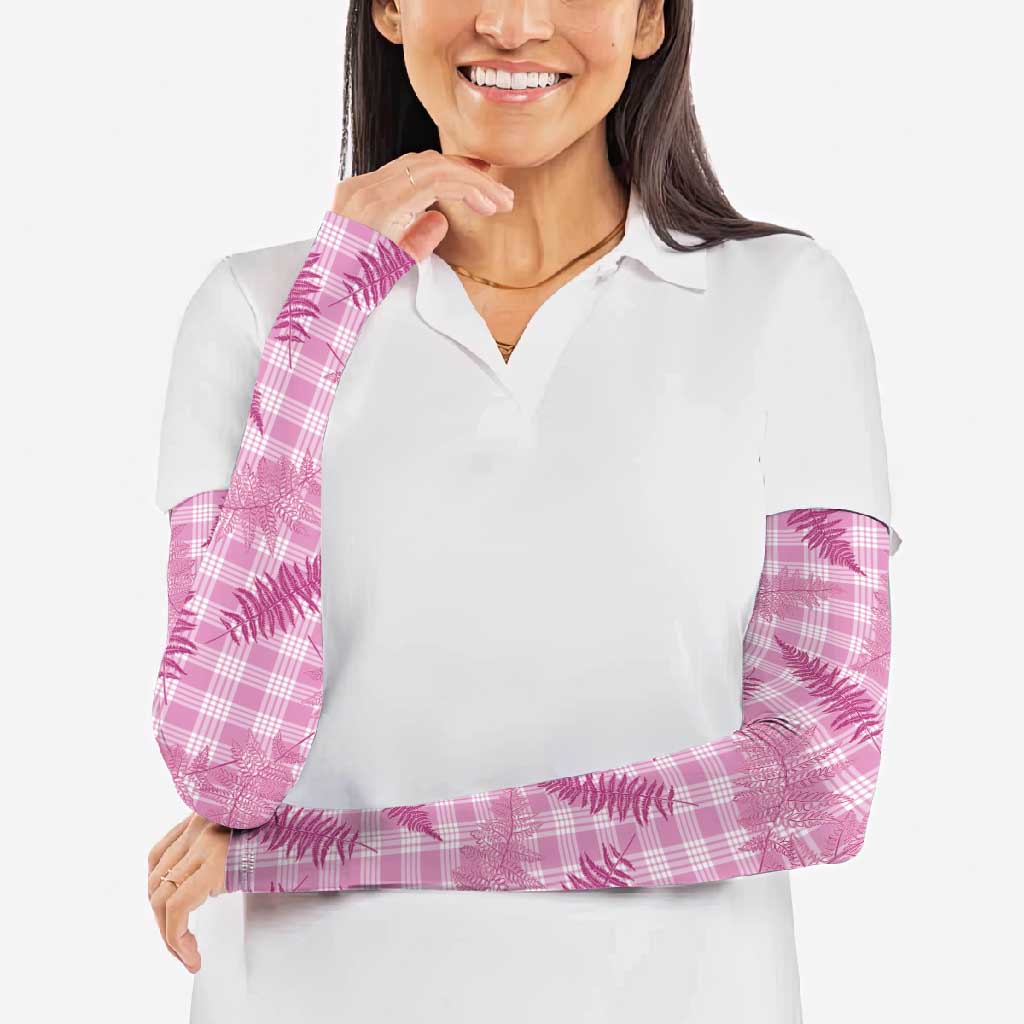 Purple Palaka Hawaii Palapalai Arm Sleeves Hawaiian Fern - Polynesian Pride