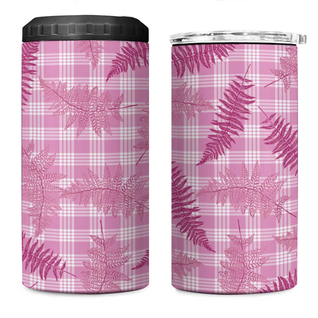 Purple Palaka Hawaii Palapalai 4 in 1 Can Cooler Tumbler Hawaiian Fern LT14 One Size: 16 oz Purple - Polynesian Pride