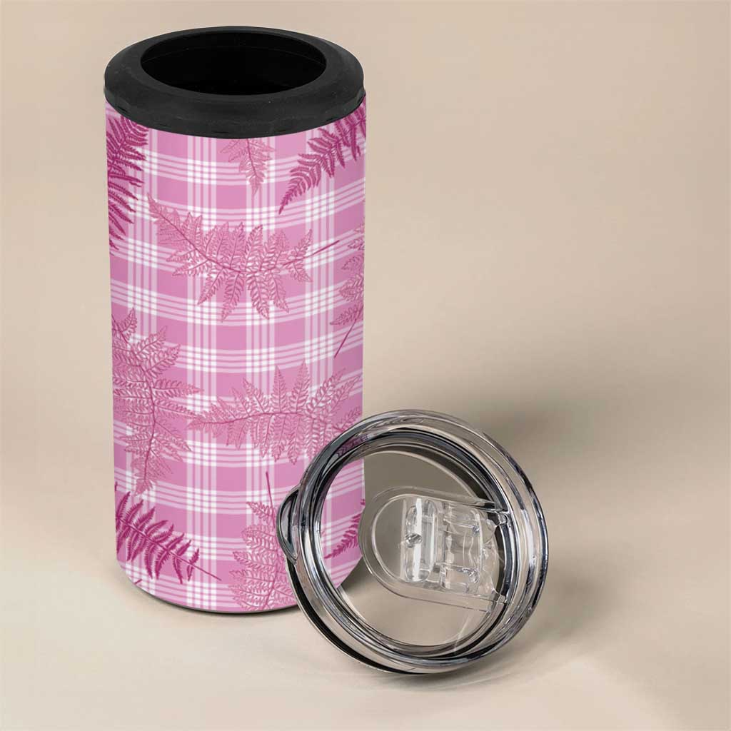 Purple Palaka Hawaii Palapalai 4 in 1 Can Cooler Tumbler Hawaiian Fern LT14 - Polynesian Pride