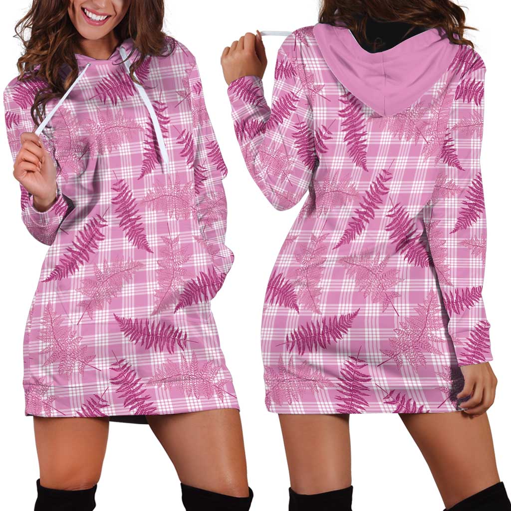 Purple Palaka Hawaii Palapalai Hoodie Dress Hawaiian Fern LT14 - Polynesian Pride