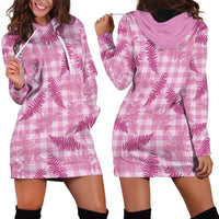 Purple Palaka Hawaii Palapalai Hoodie Dress Hawaiian Fern LT14 - Polynesian Pride