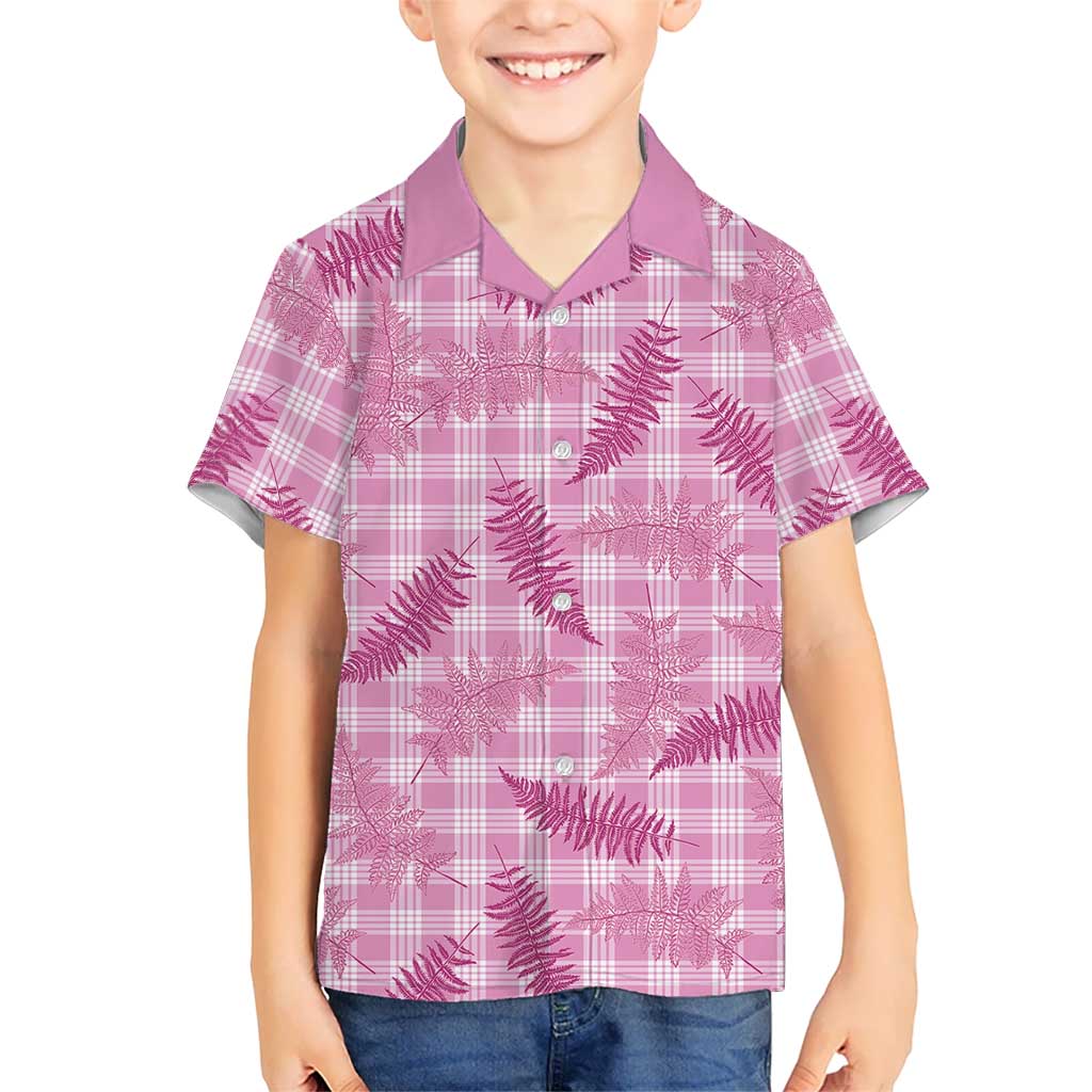 Purple Palaka Hawaii Palapalai Kid Hawaiian Shirt Hawaiian Fern LT14 Kid Purple - Polynesian Pride