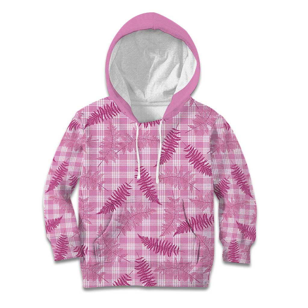 Purple Palaka Hawaii Palapalai Kid Hoodie Hawaiian Fern - Polynesian Pride