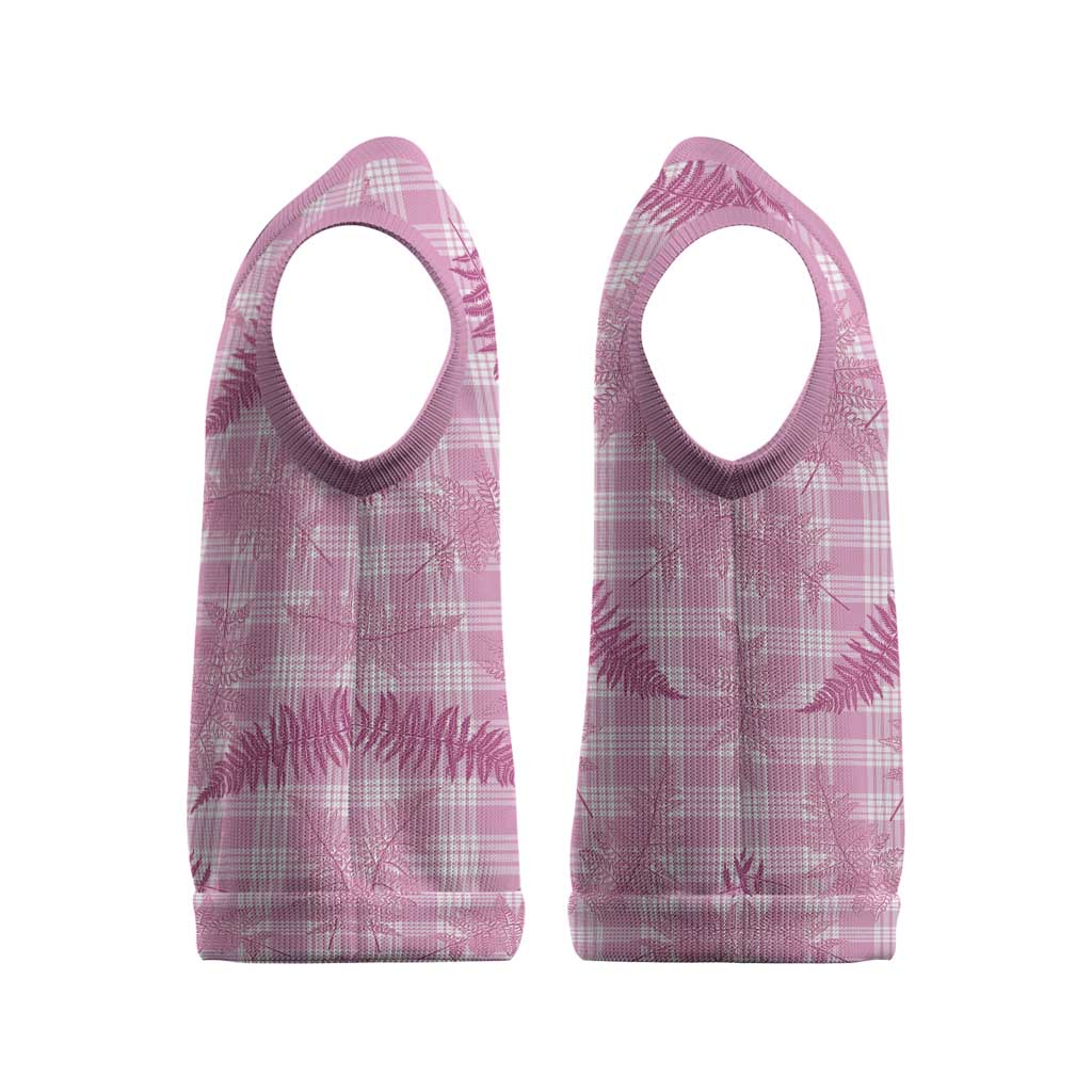 Purple Palaka Hawaii Palapalai Christmas Knitted V-Neck Vest Hawaiian Fern LT14 - Polynesian Pride