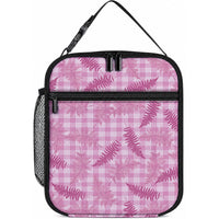 Purple Palaka Hawaii Palapalai Lunch Bag Hawaiian Fern