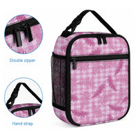 Purple Palaka Hawaii Palapalai Lunch Bag Hawaiian Fern