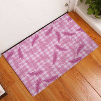 Purple Palaka Hawaii Palapalai Rubber Doormat Hawaiian Fern LT14 - Polynesian Pride