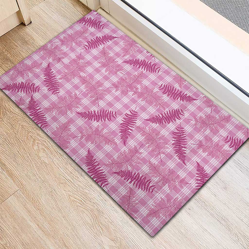Purple Palaka Hawaii Palapalai Rubber Doormat Hawaiian Fern LT14 - Polynesian Pride