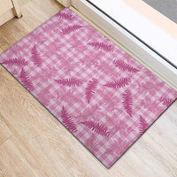 Purple Palaka Hawaii Palapalai Rubber Doormat Hawaiian Fern LT14 - Polynesian Pride
