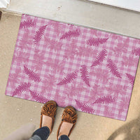 Purple Palaka Hawaii Palapalai Rubber Doormat Hawaiian Fern LT14 - Polynesian Pride