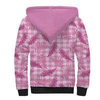 Purple Palaka Hawaii Palapalai Sherpa Hoodie Hawaiian Fern LT14 - Polynesian Pride