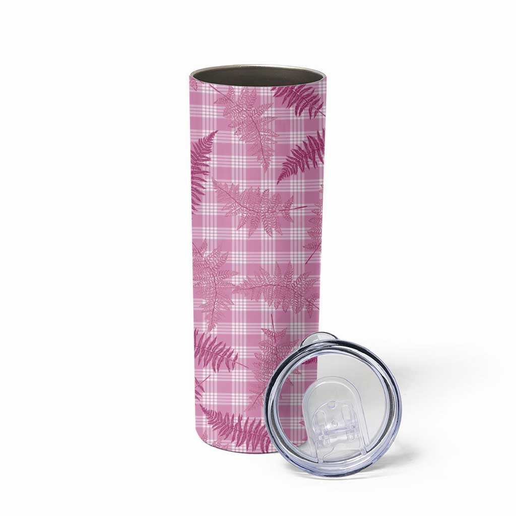 Purple Palaka Hawaii Palapalai Skinny Tumbler Hawaiian Fern LT14 - Polynesian Pride