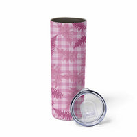 Purple Palaka Hawaii Palapalai Skinny Tumbler Hawaiian Fern LT14 - Polynesian Pride