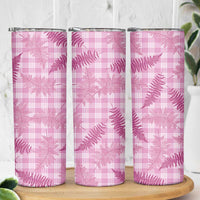 Purple Palaka Hawaii Palapalai Skinny Tumbler Hawaiian Fern LT14 - Polynesian Pride