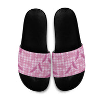 Purple Palaka Hawaii Palapalai Slide Sandals Hawaiian Fern - Polynesian Pride