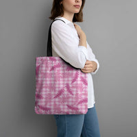 Purple Palaka Hawaii Palapalai Tote Bag Hawaiian Fern - Polynesian Pride