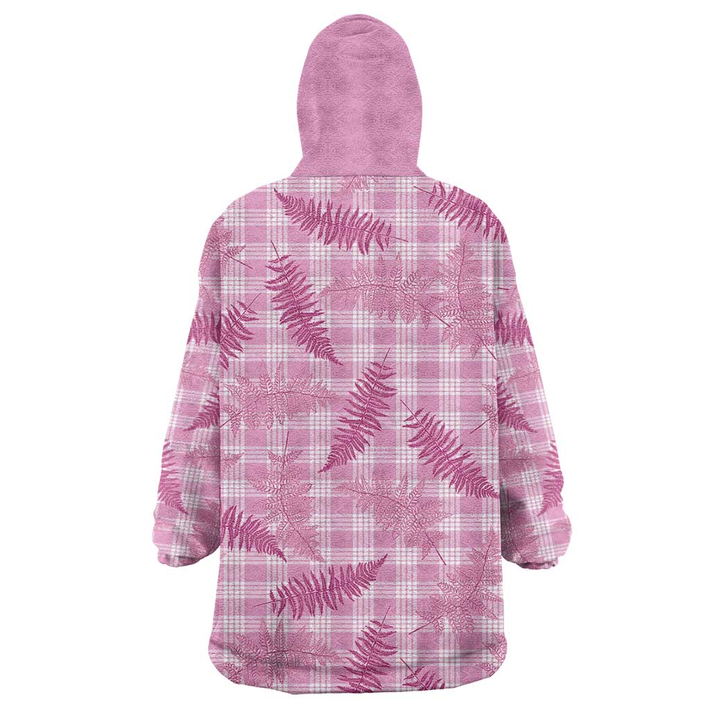 Purple Palaka Hawaii Palapalai Wearable Blanket Hoodie Hawaiian Fern LT14 - Polynesian Pride