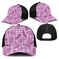 Pink Palaka Hawaii Palapalai Baseball Net Cap Hawaiian Fern