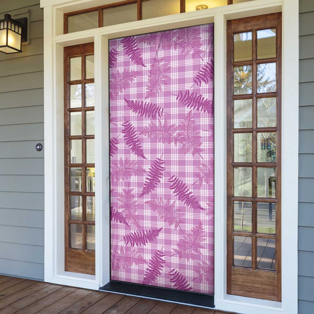 Pink Palaka Hawaii Palapalai Door Cover Hawaiian Fern LT14 - Polynesian Pride