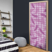 Pink Palaka Hawaii Palapalai Door Cover Hawaiian Fern LT14 - Polynesian Pride