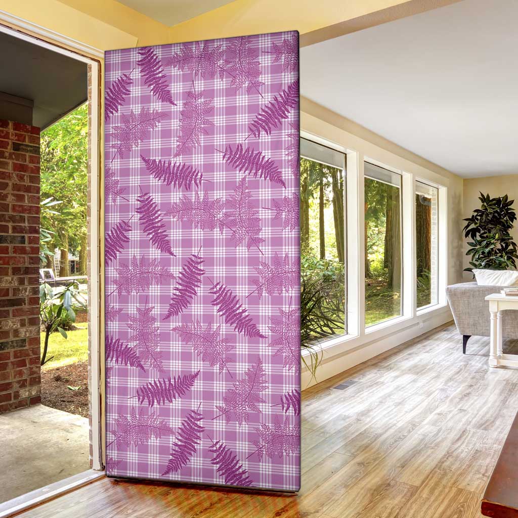 Pink Palaka Hawaii Palapalai Door Cover Hawaiian Fern LT14 - Polynesian Pride