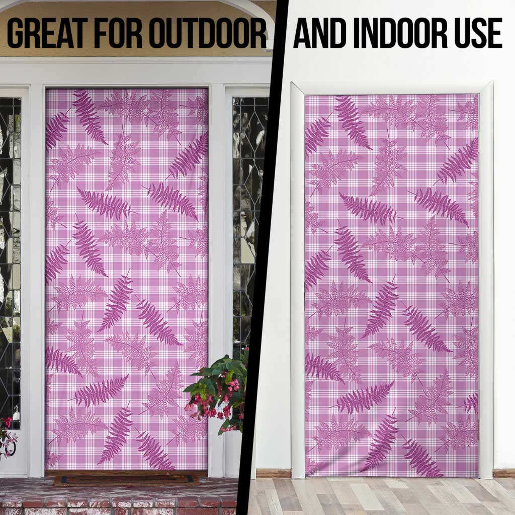 Pink Palaka Hawaii Palapalai Door Cover Hawaiian Fern LT14 - Polynesian Pride