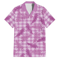 Pink Palaka Hawaii Palapalai Hawaiian Shirt Hawaiian Fern - Polynesian Pride