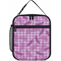 Pink Palaka Hawaii Palapalai Lunch Bag Hawaiian Fern