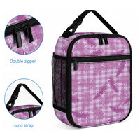 Pink Palaka Hawaii Palapalai Lunch Bag Hawaiian Fern