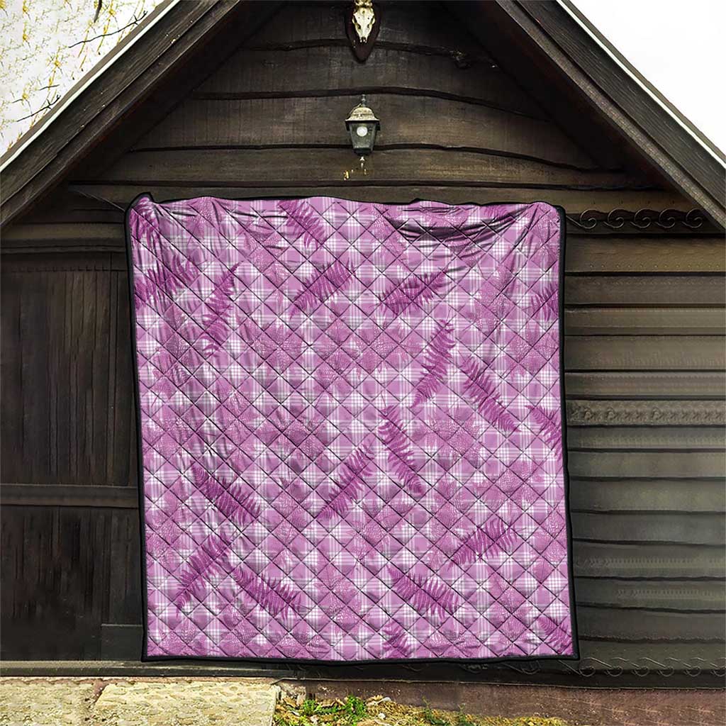 Pink Palaka Hawaii Palapalai Quilt Hawaiian Fern - Polynesian Pride