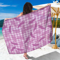 Pink Palaka Hawaii Palapalai Sarong Hawaiian Fern LT14 One Size 44 x 66 inches Pink - Polynesian Pride