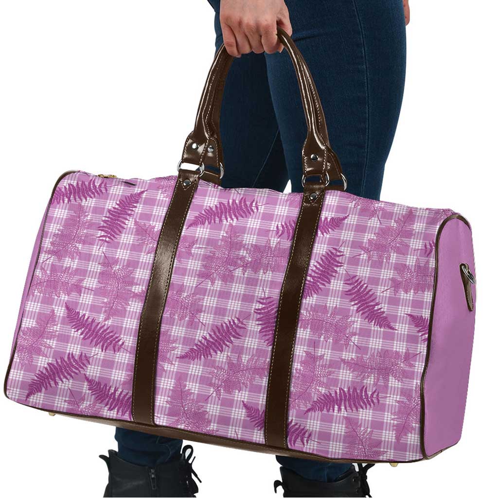 Pink Palaka Hawaii Palapalai Travel Bag Hawaiian Fern LT14 - Polynesian Pride