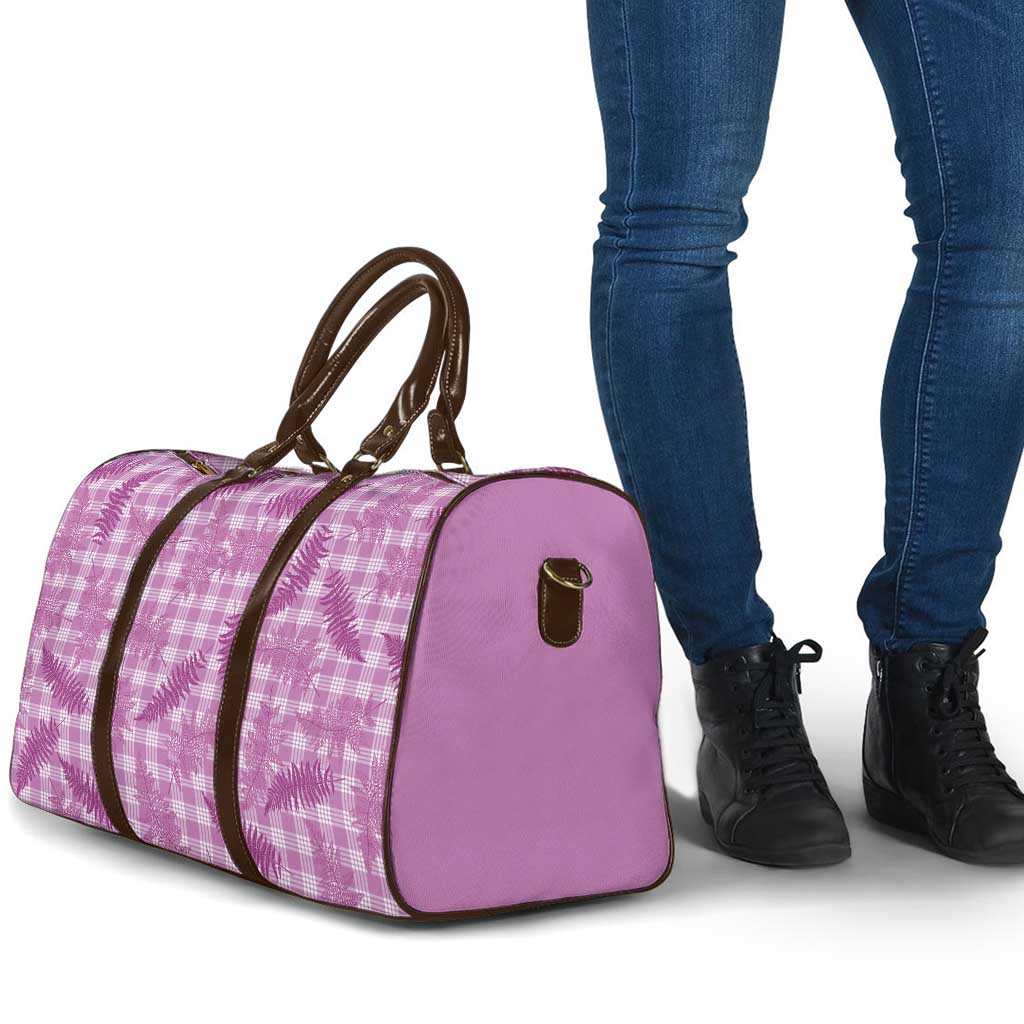 Pink Palaka Hawaii Palapalai Travel Bag Hawaiian Fern LT14 - Polynesian Pride
