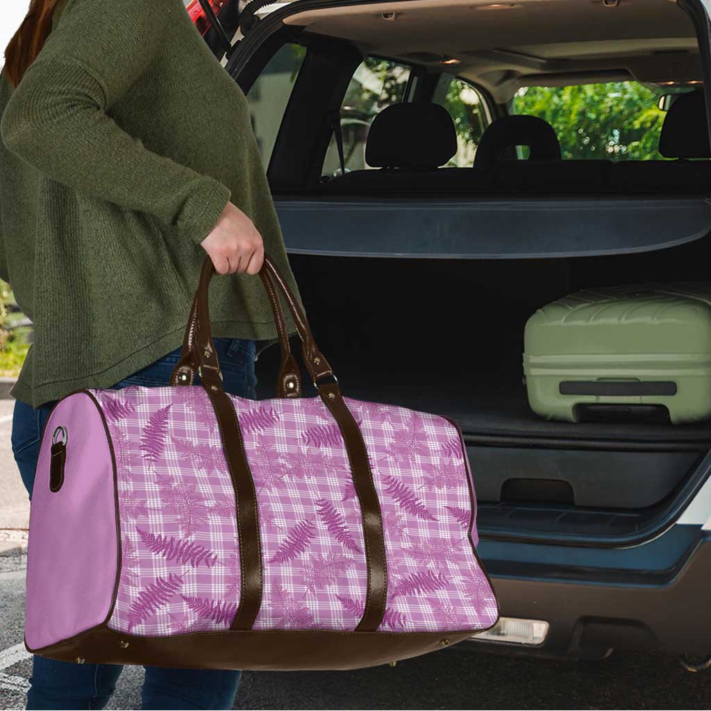 Pink Palaka Hawaii Palapalai Travel Bag Hawaiian Fern LT14 - Polynesian Pride
