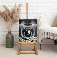 FSM Yap Day Canvas Wall Art 2025 Wa'ab Micronesia Black Color
